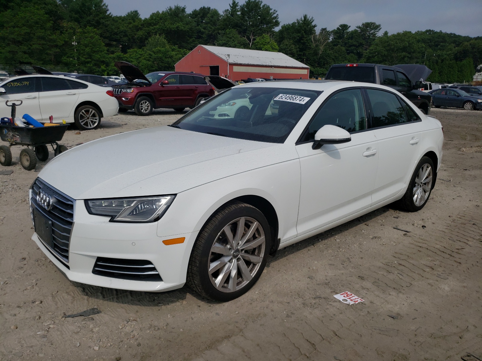 2017 Audi A4 Premium vin: WAUANAF48HN005951