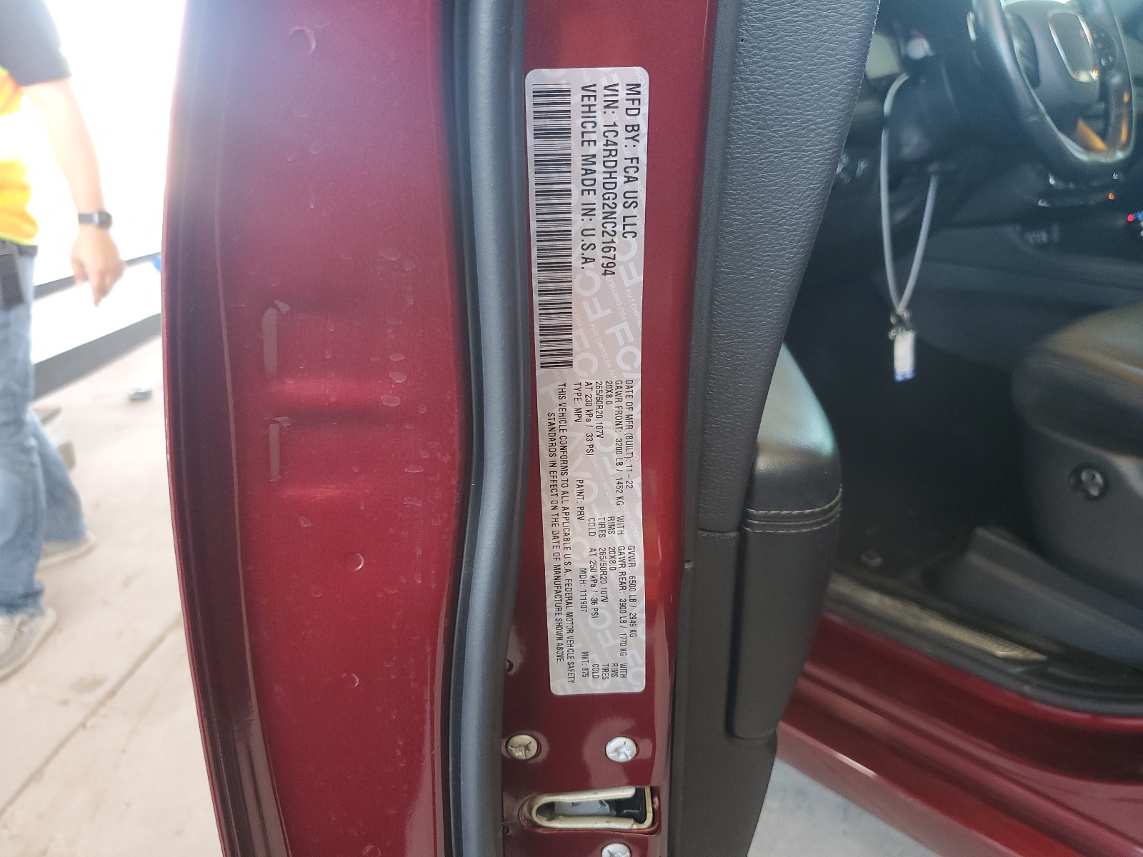 1C4RDHDG2NC216794 2022 Dodge Durango Gt