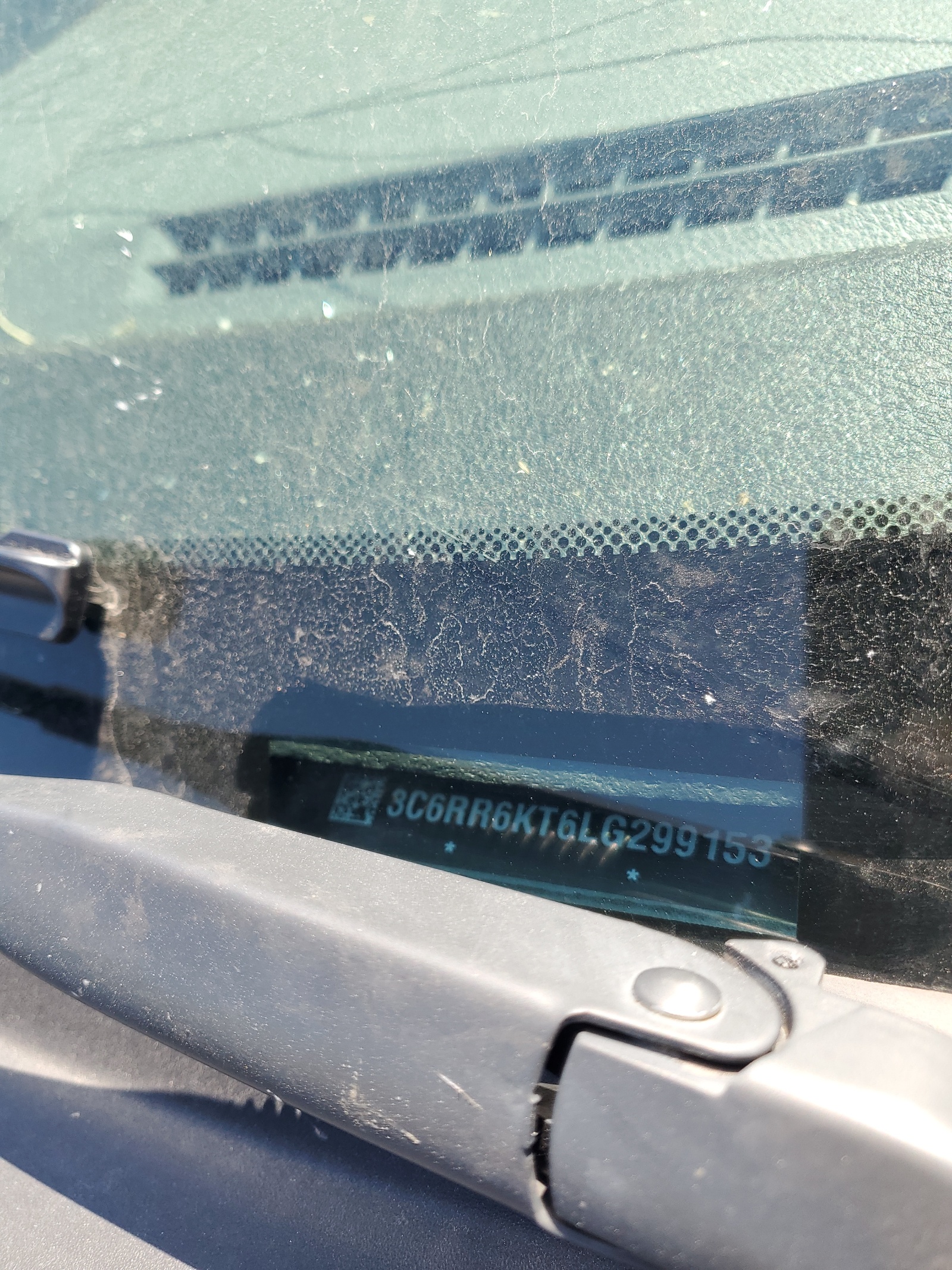 3C6RR6KT6LG299153 2020 Ram 1500 Classic Tradesman