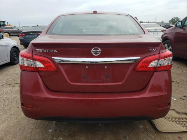  NISSAN SENTRA 2015 Червоний