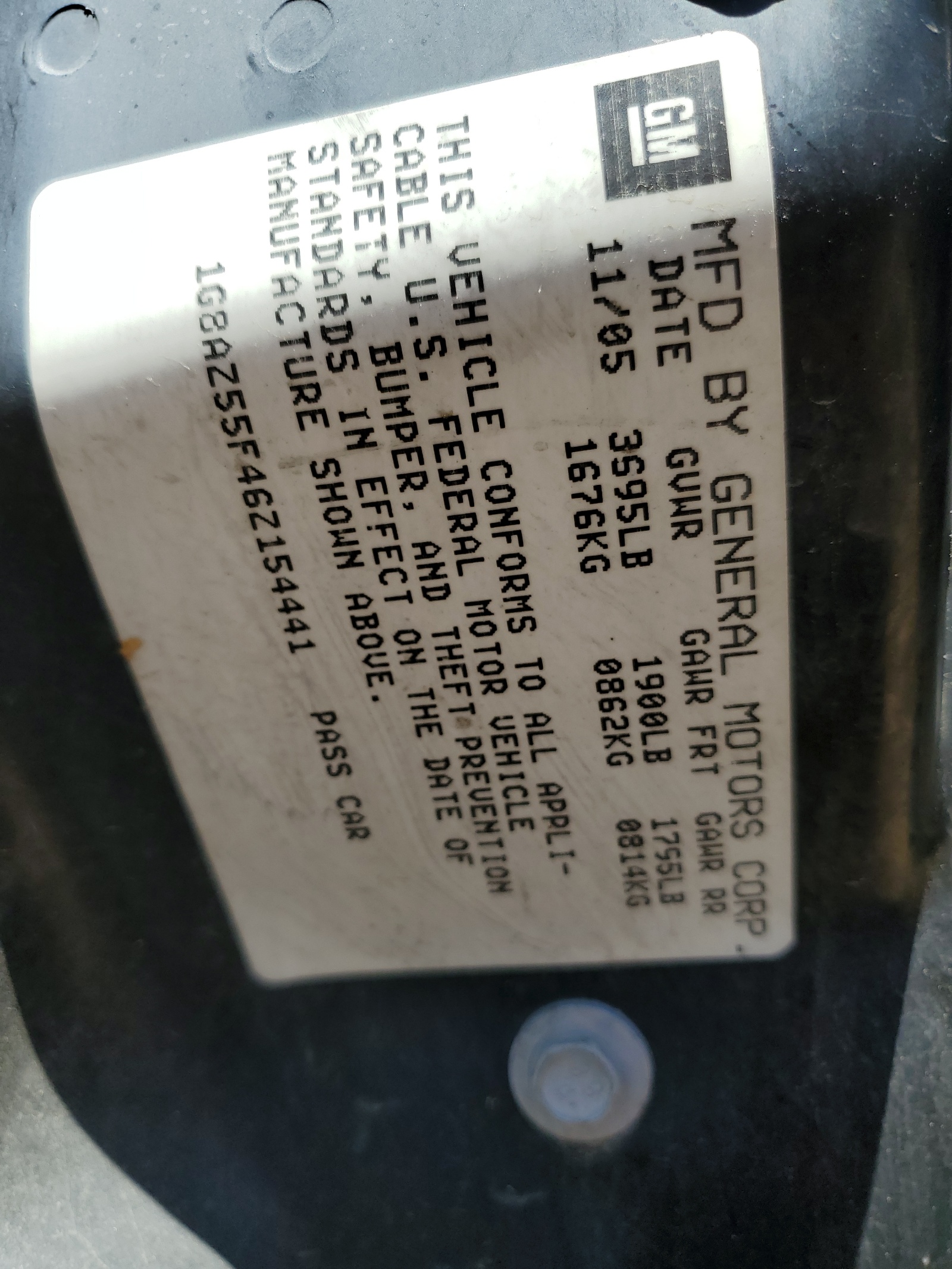 1G8AZ55F46Z154441 2006 Saturn Ion Level 2