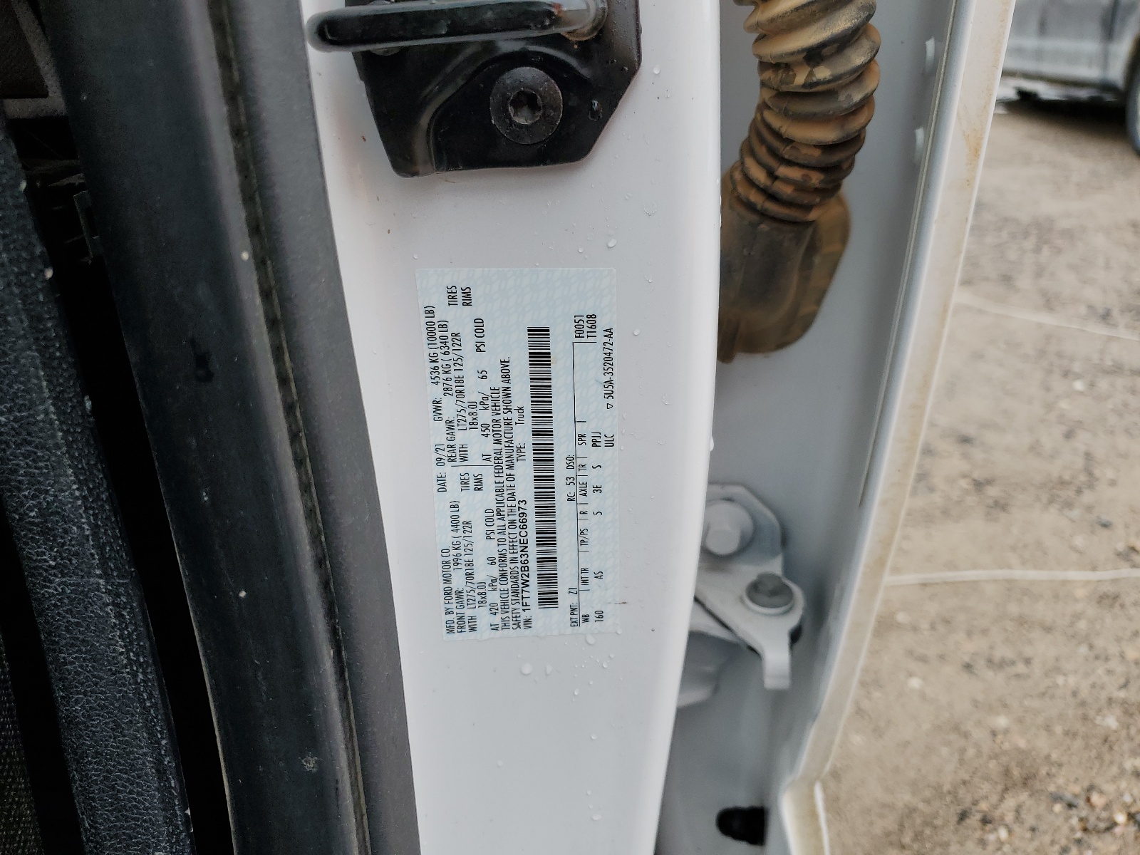 1FT7W2B63NEC66973 2022 Ford F250 Super Duty