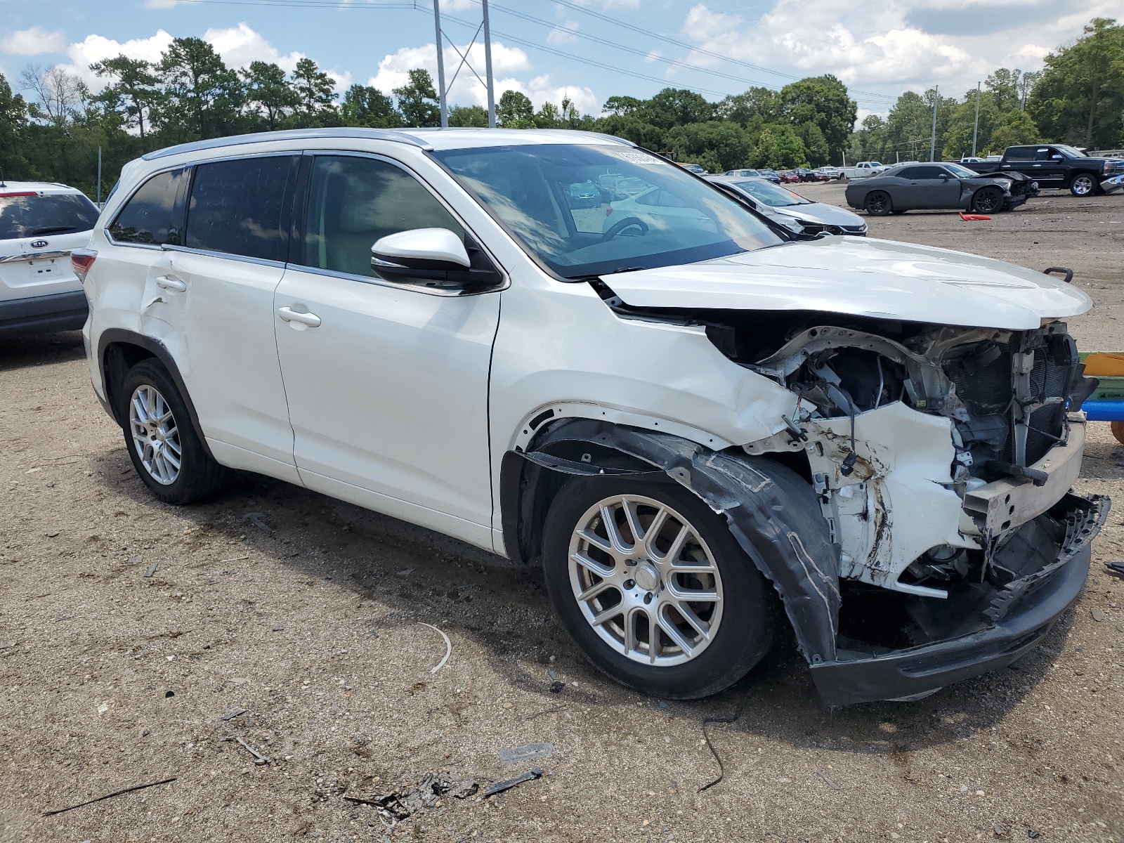 5TDYKRFH2ES017840 2014 Toyota Highlander Limited