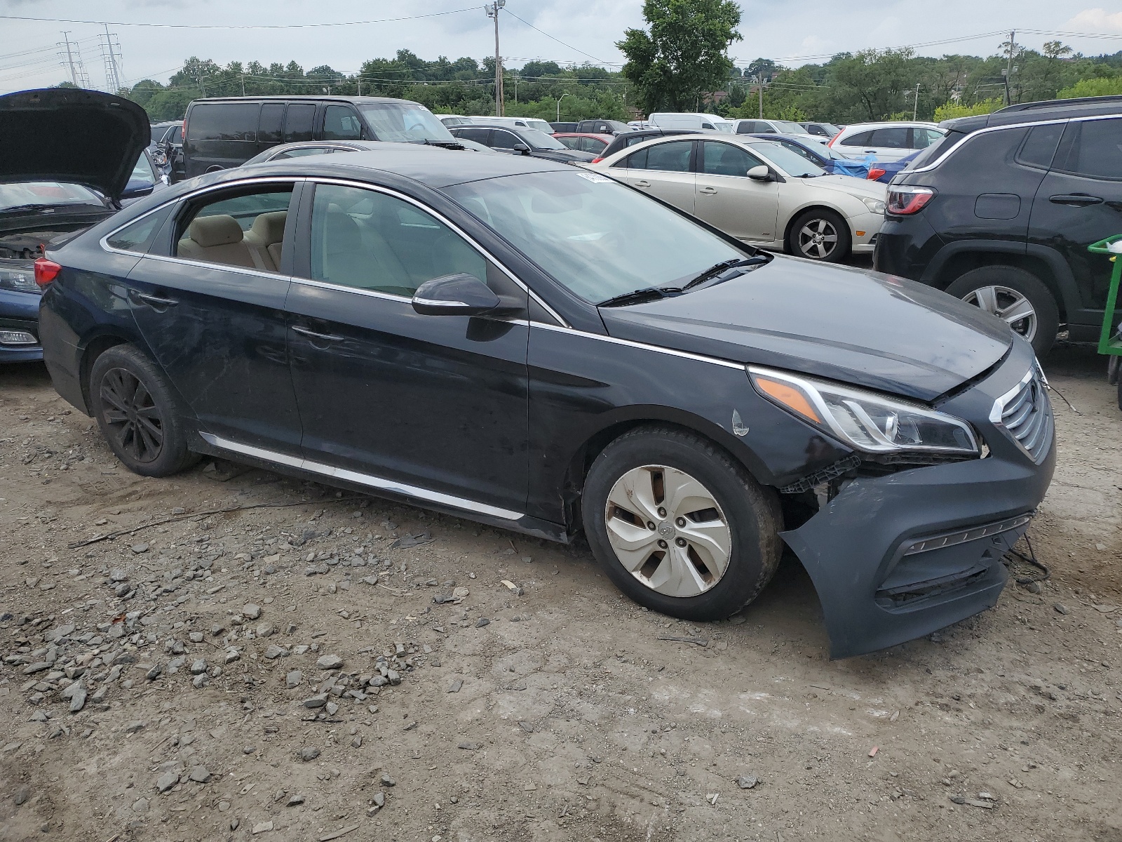 2015 Hyundai Sonata Sport vin: 5NPE34AF4FH129796