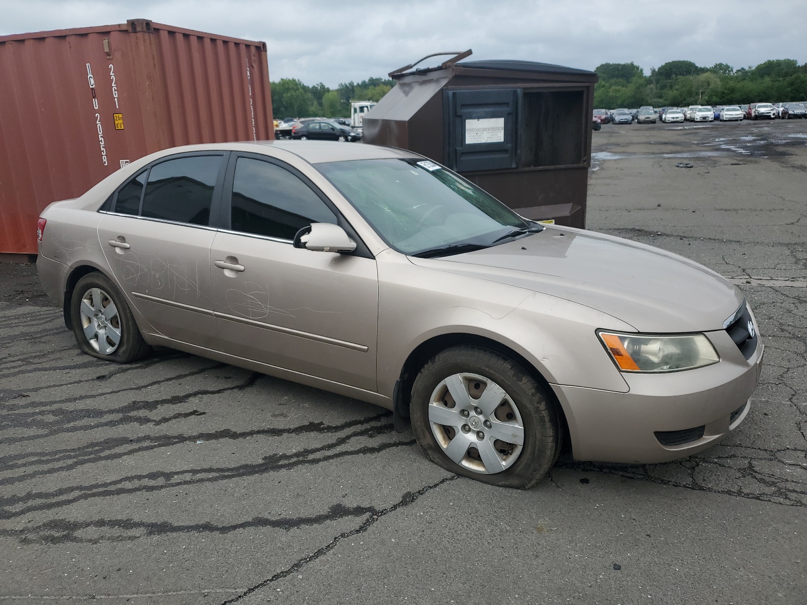 5NPET46C17H240841 2007 Hyundai Sonata Gls