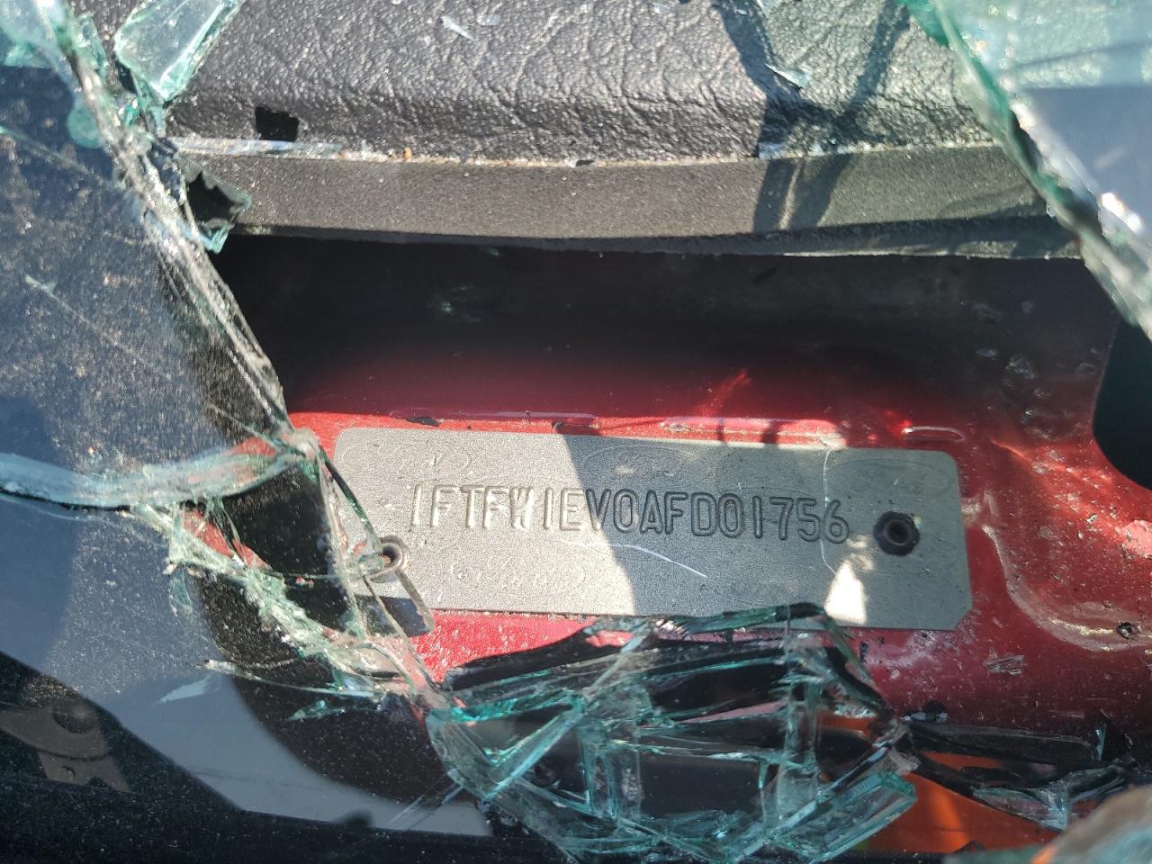 2010 Ford F150 Supercrew VIN: 1FTFW1EV0AFD01756 Lot: 63113344