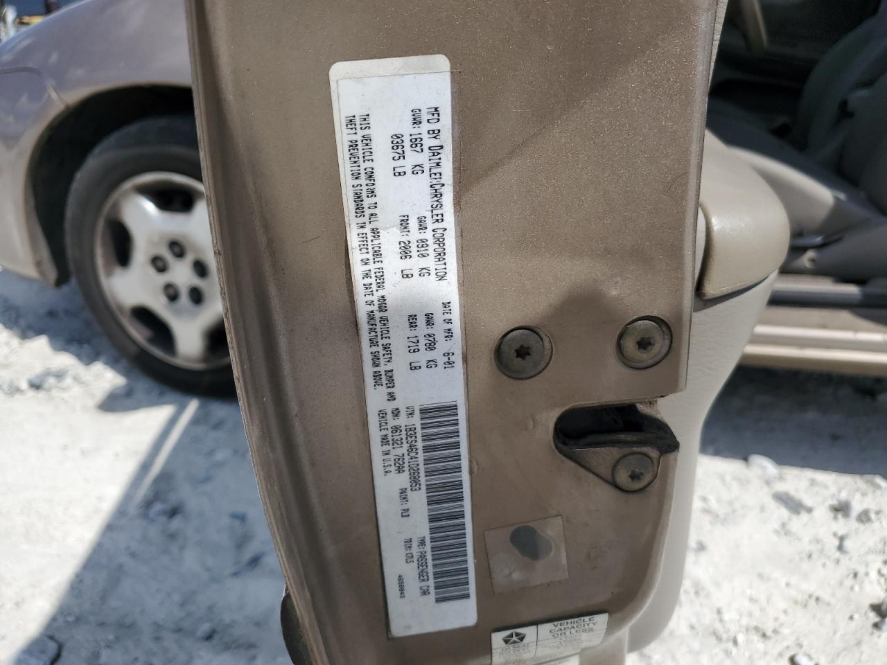 2001 Dodge Neon Se VIN: 1B3ES46C41D268053 Lot: 61468564