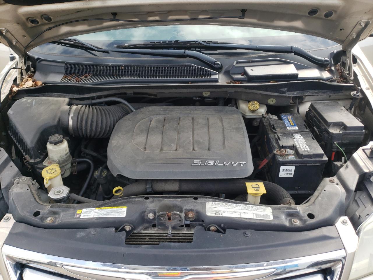 2012 Chrysler Town & Country Touring L VIN: 2C4RC1CG0CR250412 Lot: 64634014