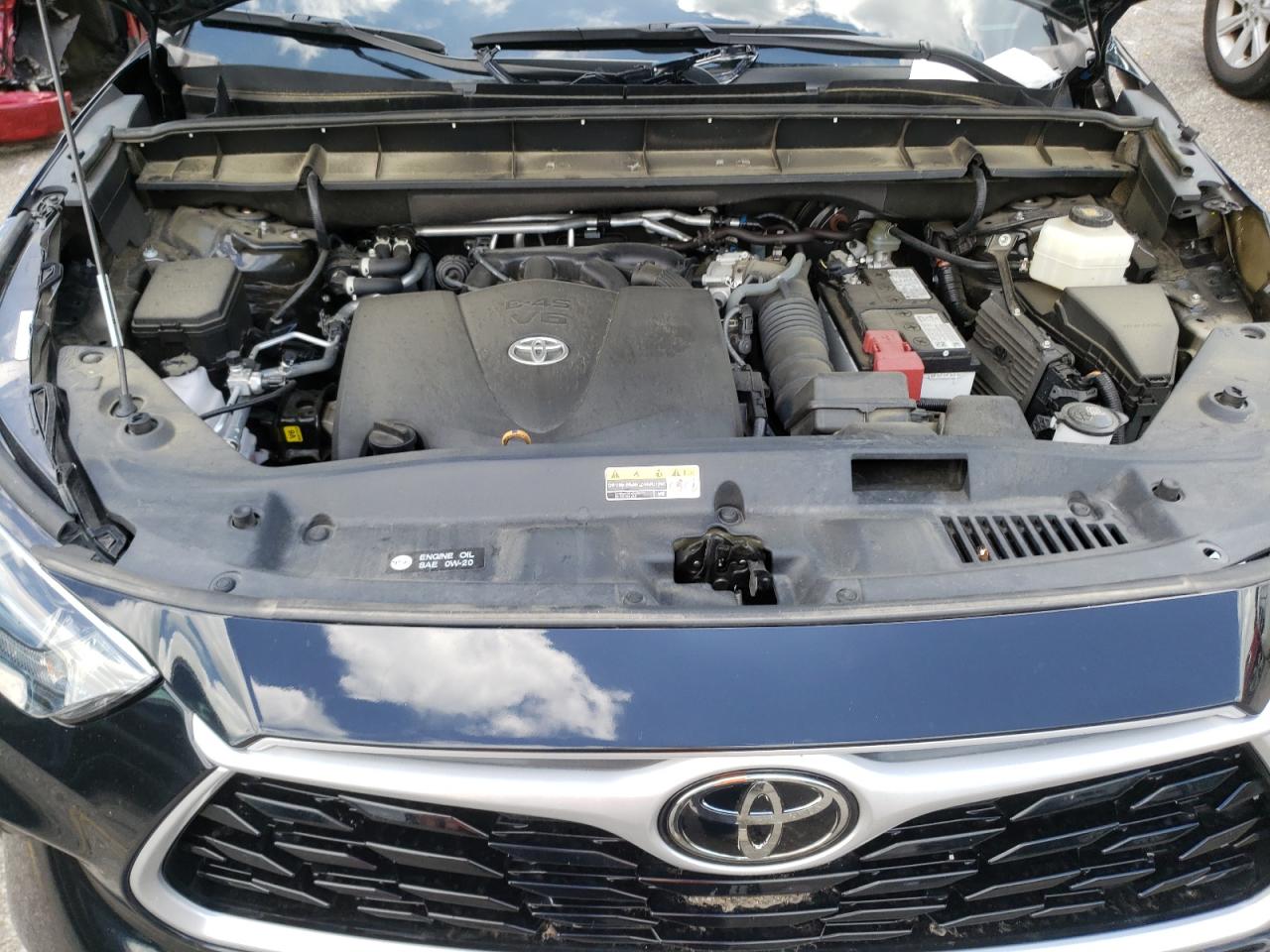 2022 Toyota Highlander L VIN: 5TDZZRAH5NS544195 Lot: 62632364