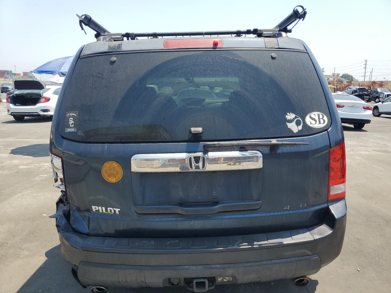 2009 Honda Pilot Ex VIN: 5FNYF48409B035295 Lot: 62318414