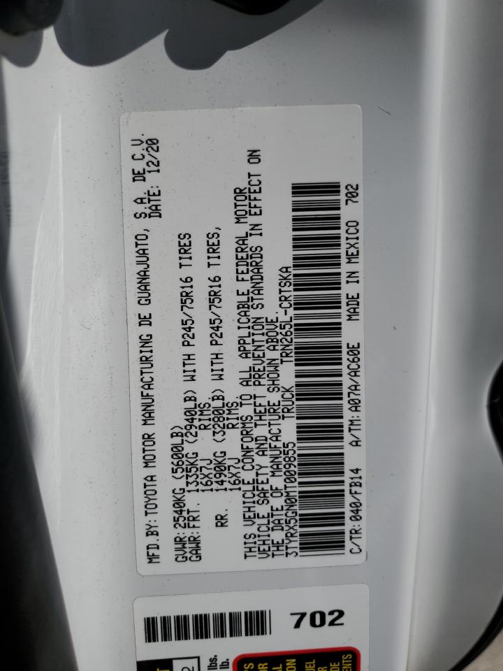 2021 Toyota Tacoma Access Cab VIN: 3TYRX5GN0MT009855 Lot: 64115594