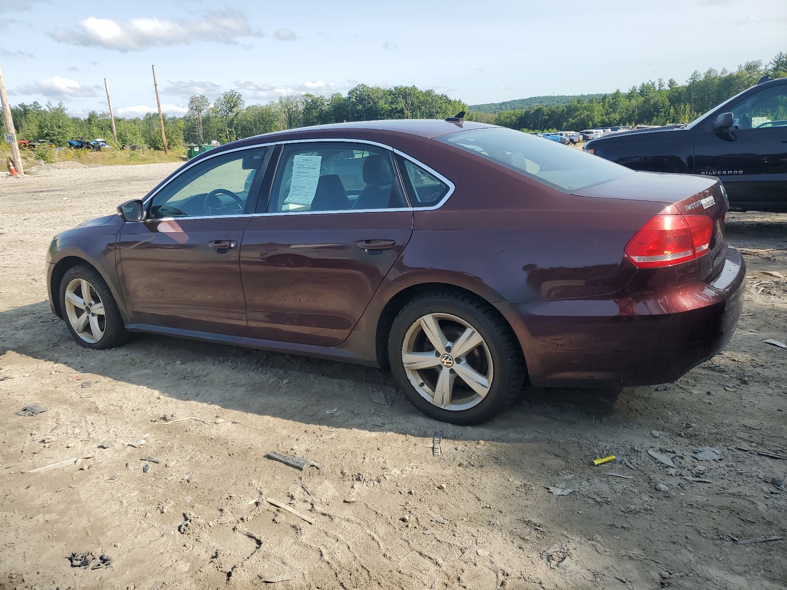 2013 Volkswagen Passat Se vin: 1VWBP7A38DC045467