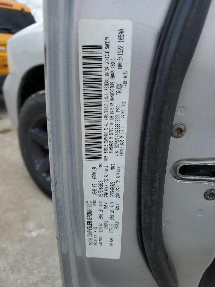 2011 Dodge Ram 1500 VIN: 1D7RV1GT0BS665833 Lot: 62945714