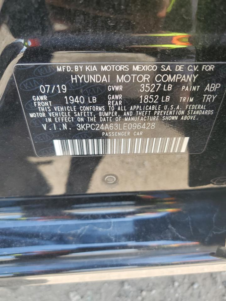 3KPC24A63LE096428 2020 Hyundai Accent Se