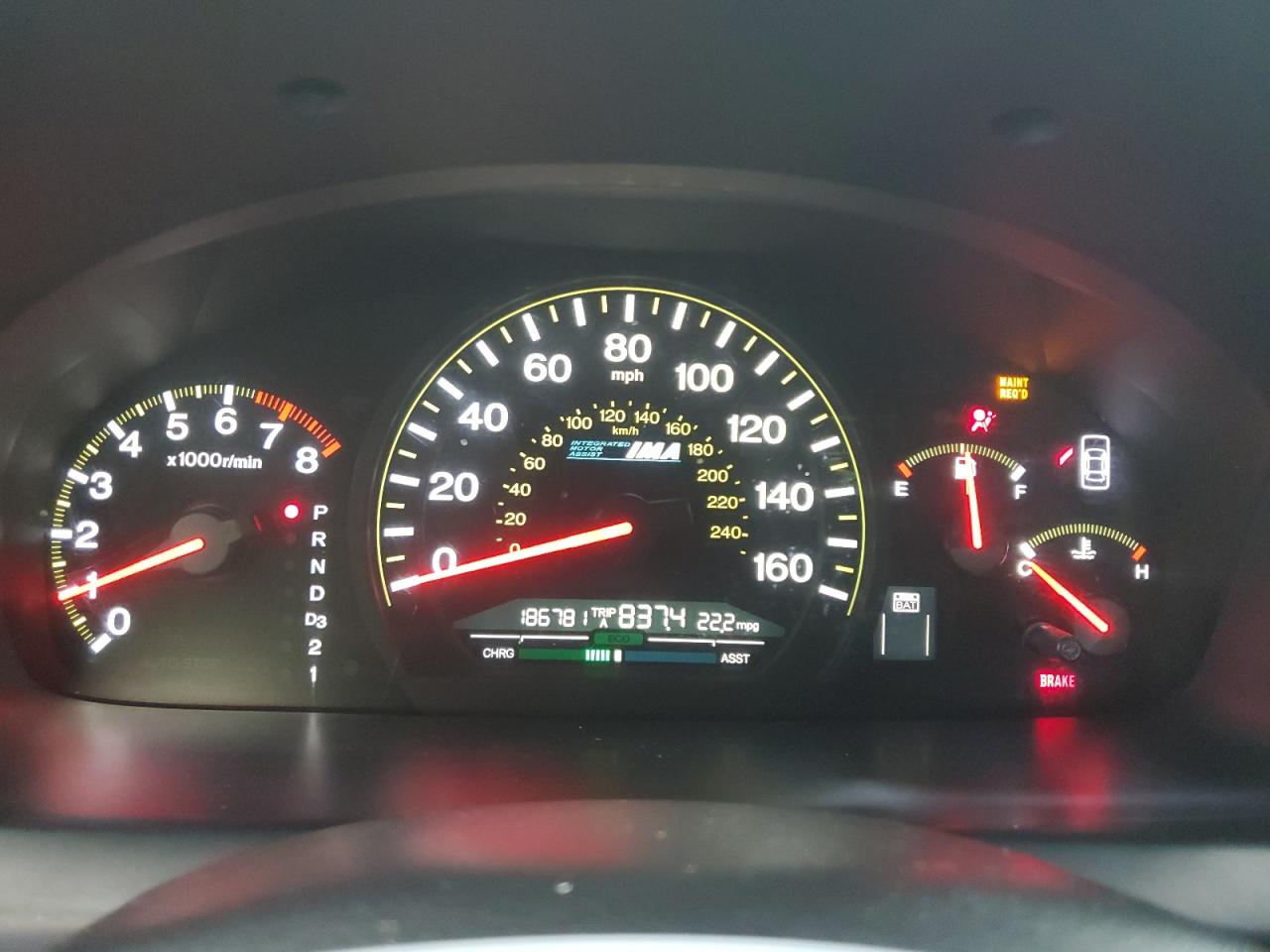 2005 Honda Accord Hybrid VIN: JHMCN36505C017534 Lot: 63728814