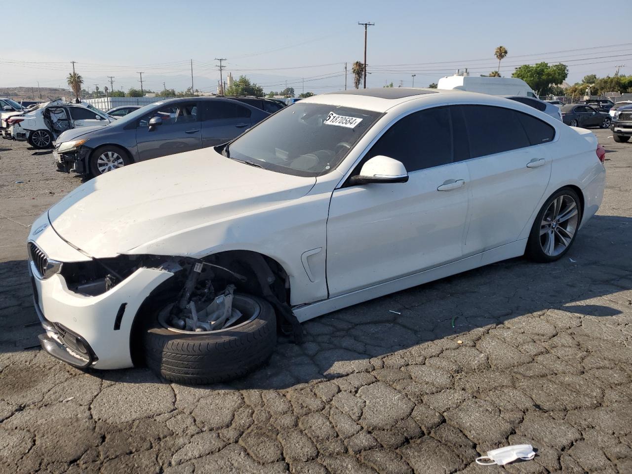 2019 BMW 440I Gran Coupe VIN: WBA4J5C54KBM65355 Lot: 61870584