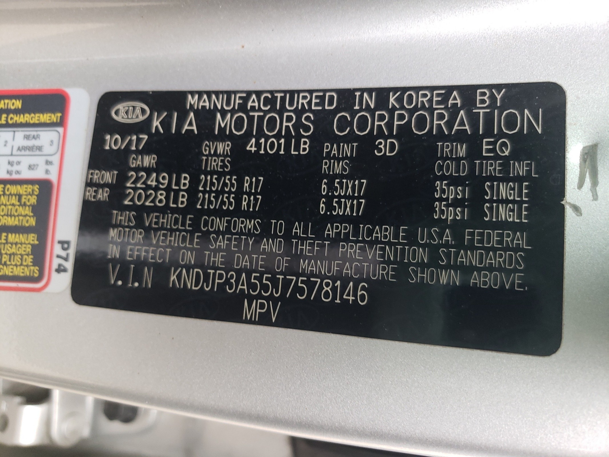 KNDJP3A55J7578146 2018 Kia Soul +