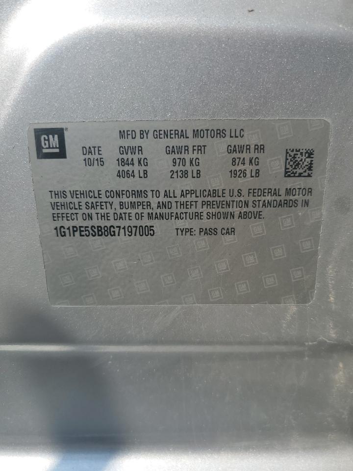 2016 Chevrolet Cruze Limited Lt VIN: 1G1PE5SB8G7197005 Lot: 61511534