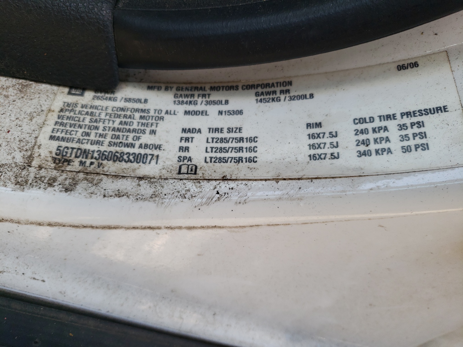 5GTDN136068330071 2006 Hummer H3