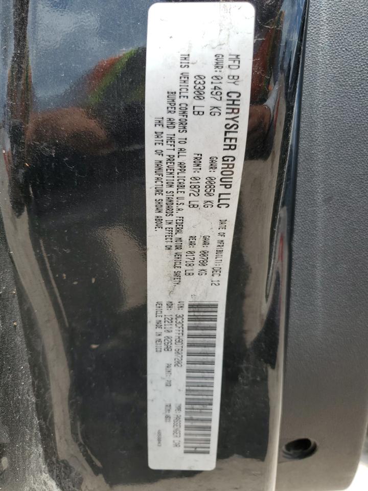 2013 Fiat 500 Abarth VIN: 3C3CFFFH9DT607202 Lot: 64229794