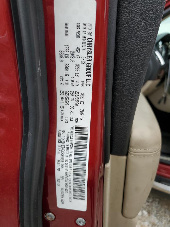 2013 Dodge Durango Citadel VIN: 1C4SDHET4DC682030 Lot: 63530034