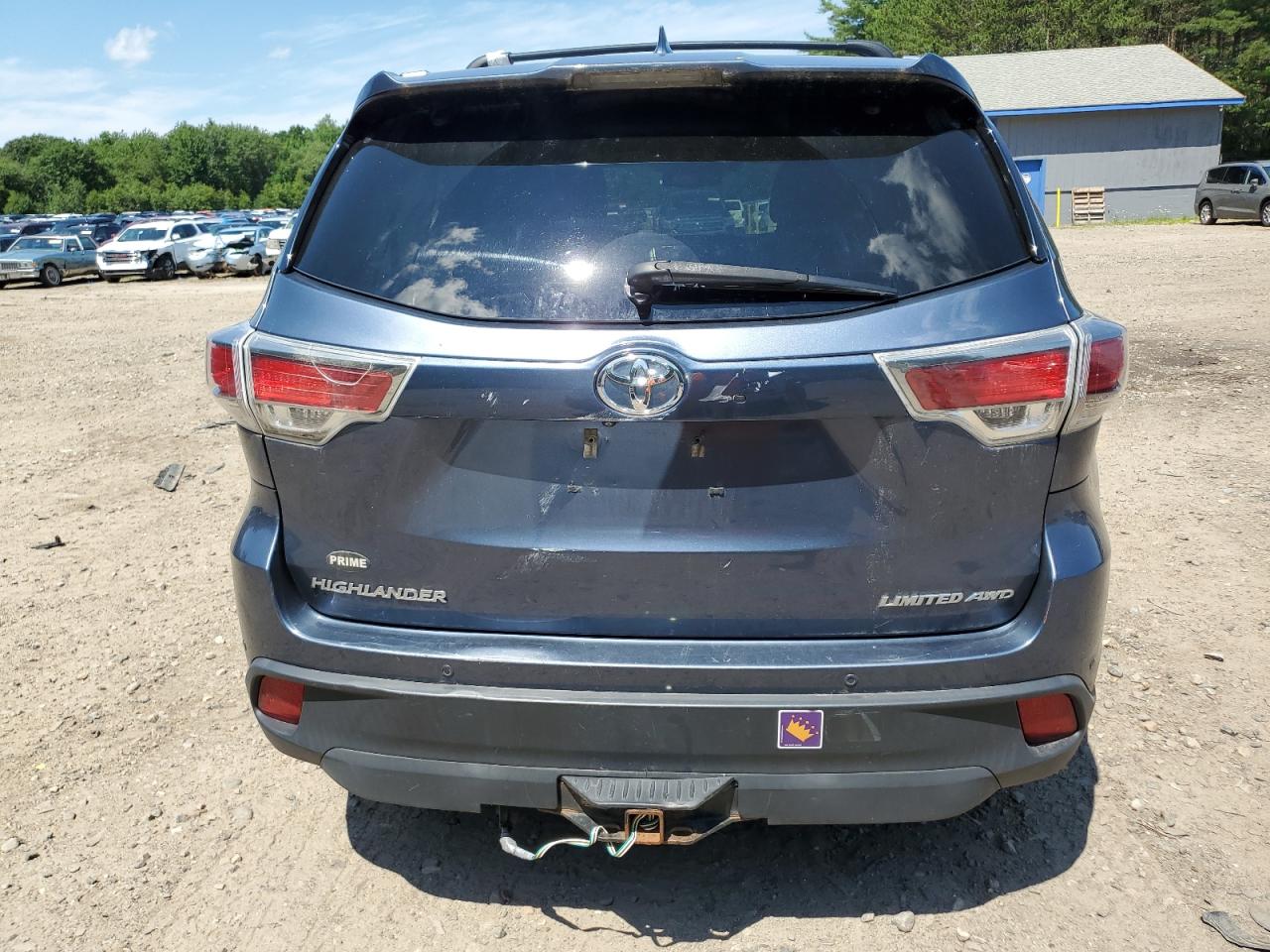 2016 Toyota Highlander Limited VIN: 5TDDKRFH0GS354332 Lot: 63171424