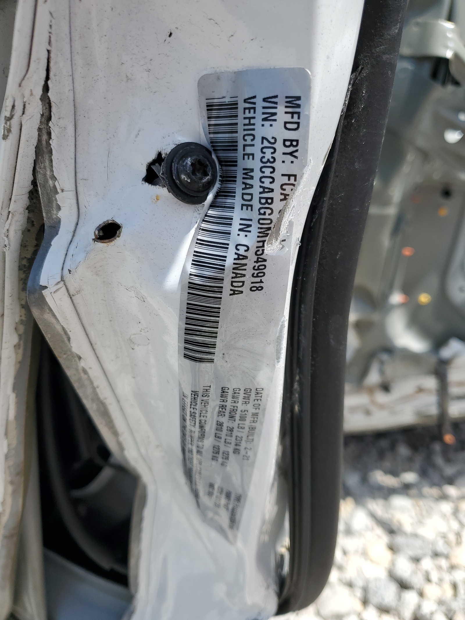 2C3CCABG0MH549918 2021 Chrysler 300 S