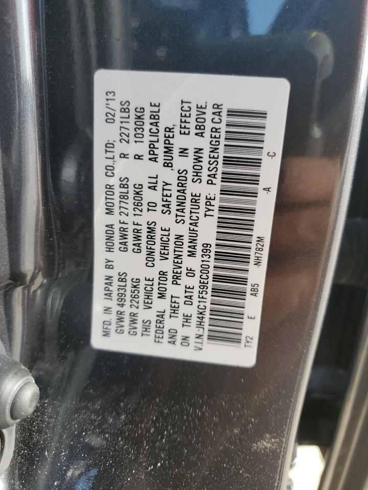 2014 Acura Rlx Tech VIN: JH4KC1F59EC001399 Lot: 62765504