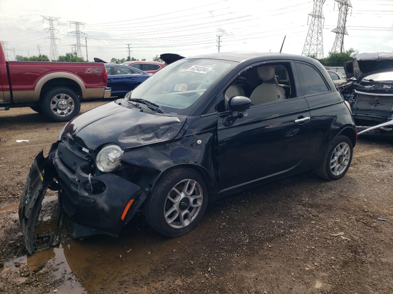 2015 Fiat 500 Pop VIN: 3C3CFFAR8FT507935 Lot: 62243244