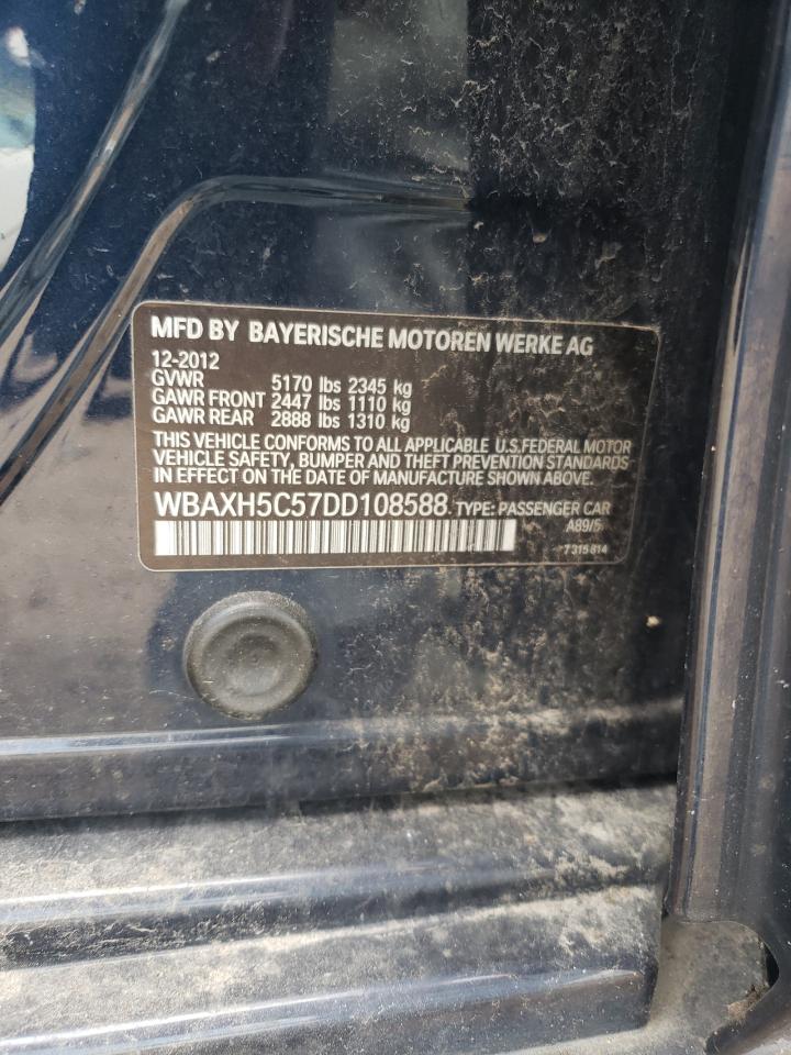 2013 BMW 528 Xi VIN: WBAXH5C57DD108588 Lot: 62509574