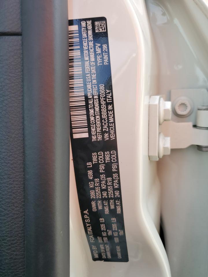 2017 Jeep Renegade Latitude VIN: ZACCJBBB5HPF03680 Lot: 64261574