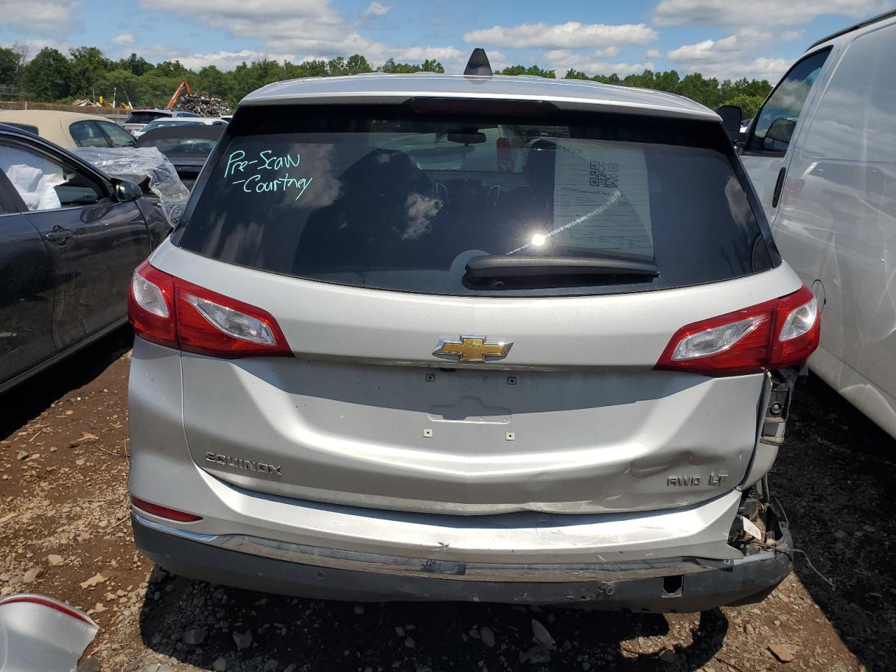 2019 Chevrolet Equinox Lt VIN: 2GNAXTEV5K6250972 Lot: 62395814