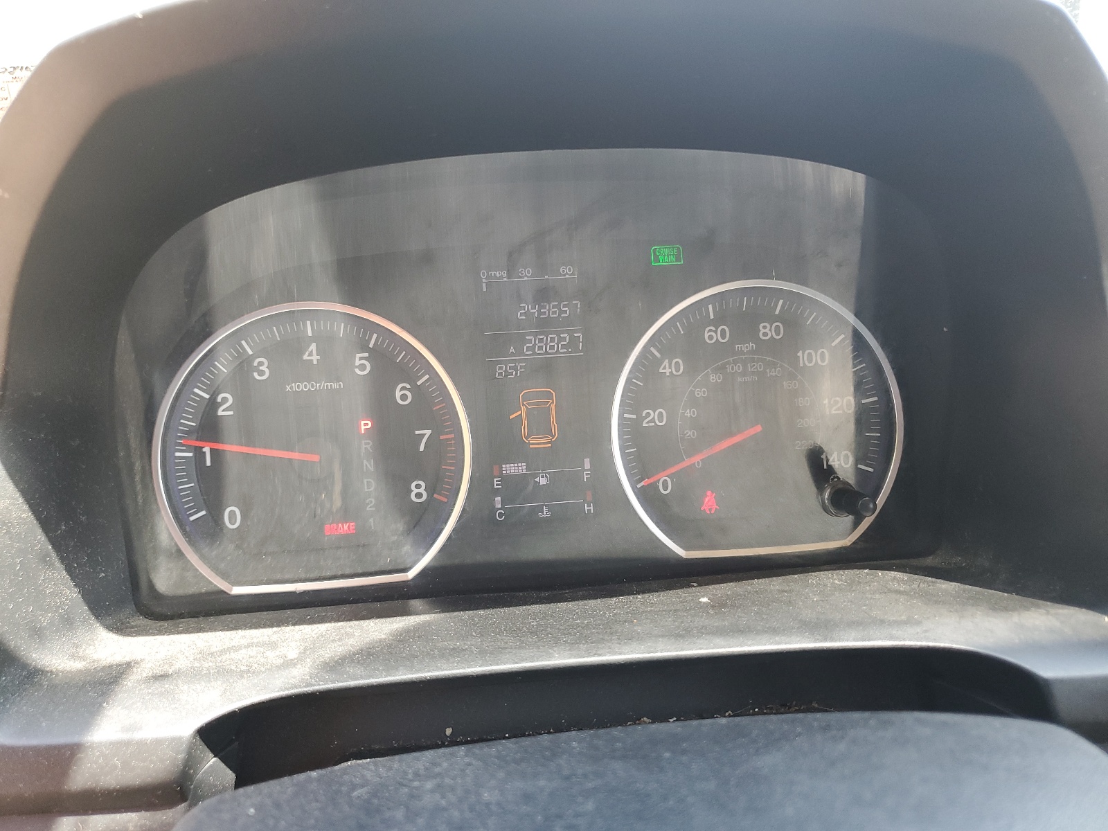 JHLRE48707C073267 2007 Honda Cr-V Exl