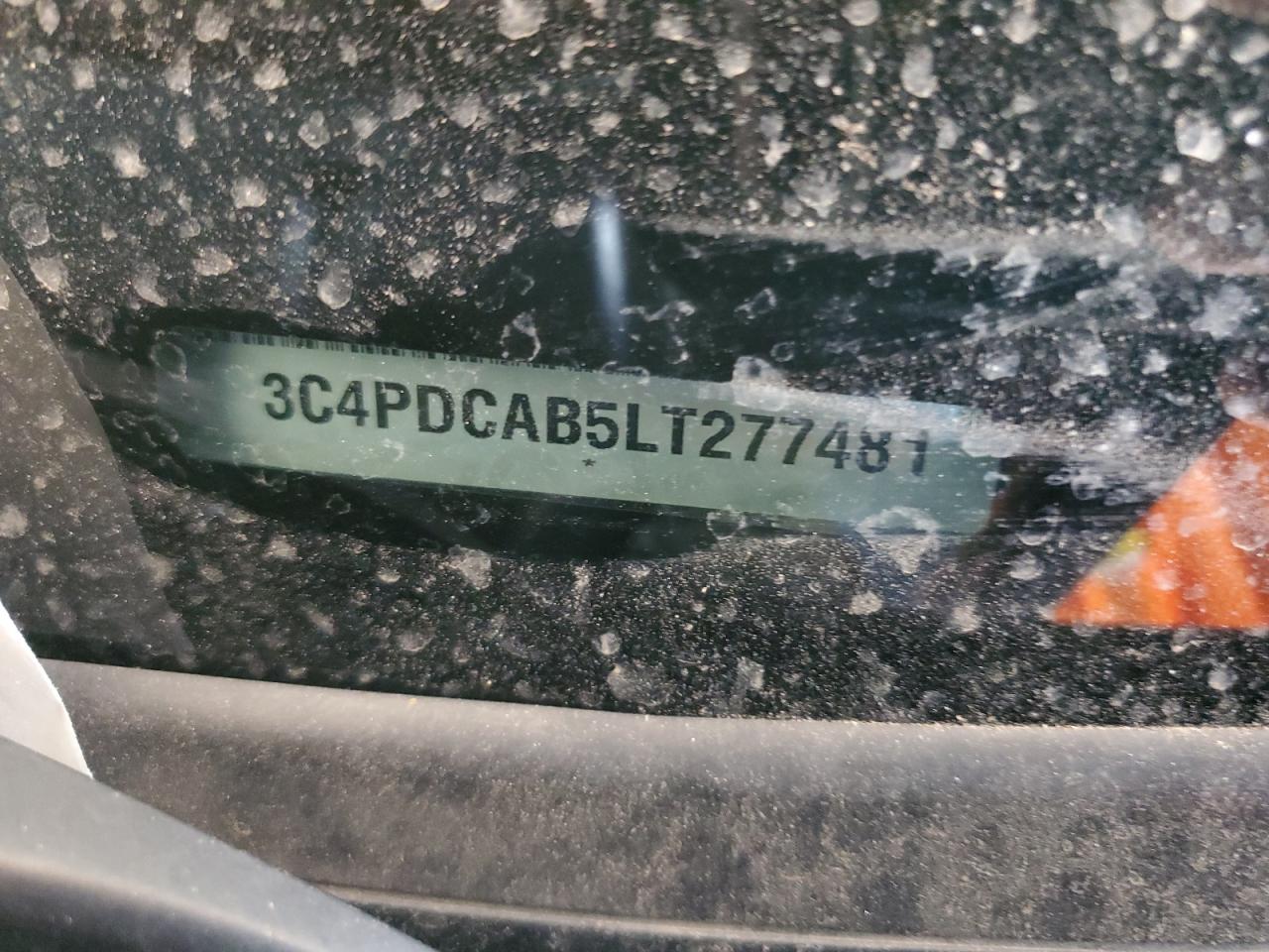 2020 Dodge Journey Se VIN: 3C4PDCAB5LT277481 Lot: 65399284