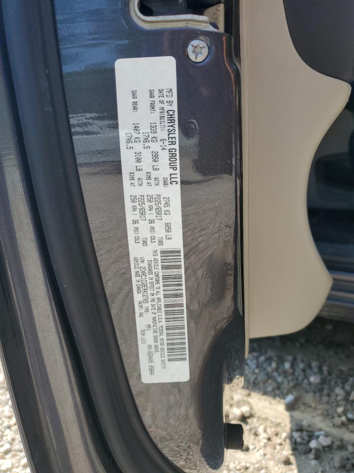 2014 Chrysler Town & Country Touring L VIN: 2C4RC1CG8ER412709 Lot: 62893994