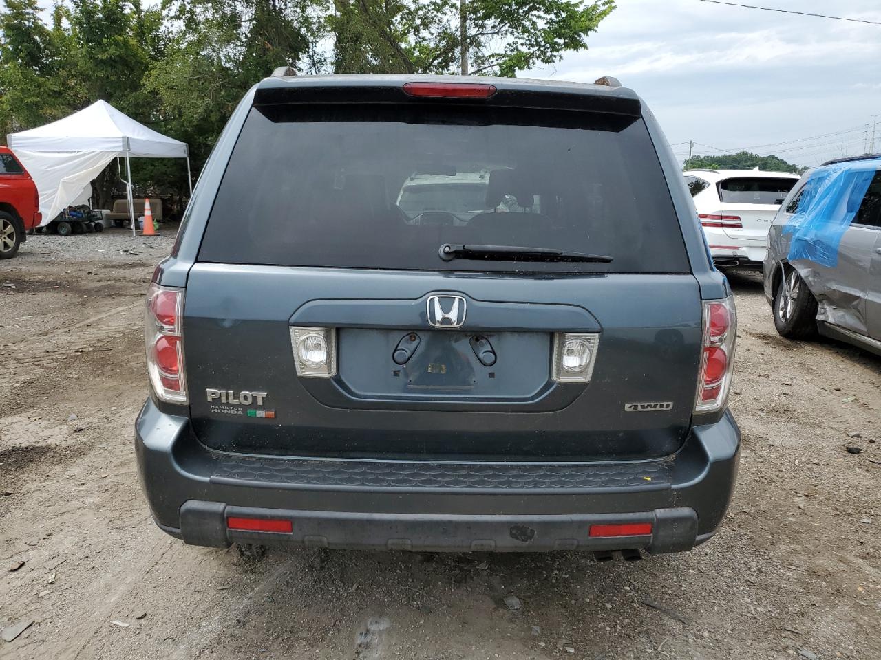 2006 Honda Pilot Ex VIN: 5FNYF18676B010860 Lot: 62369534