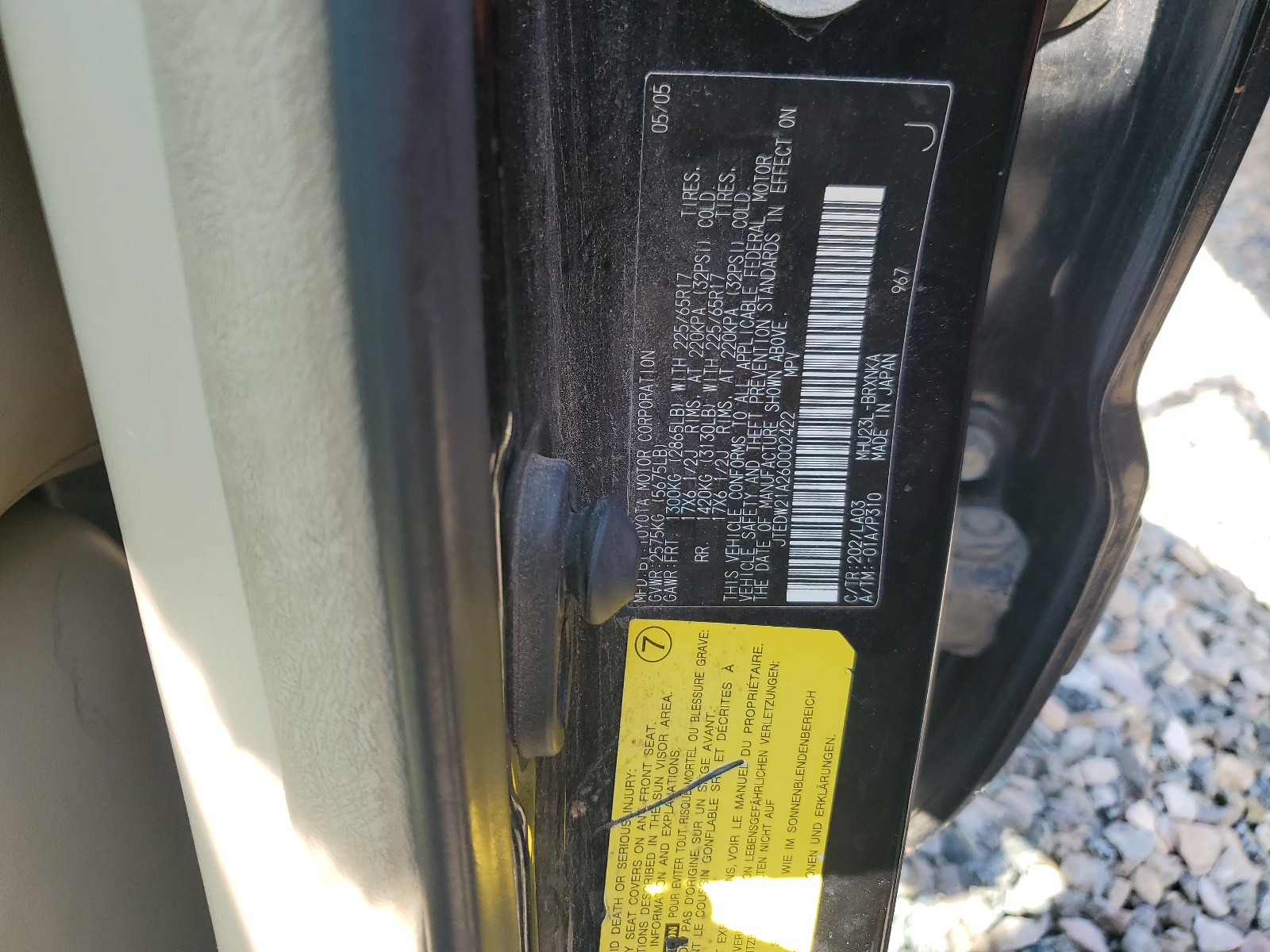 JTEDW21A260002422 2006 Toyota Highlander Hybrid