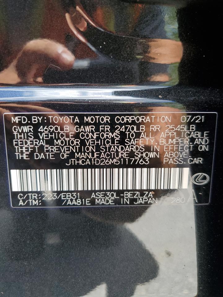 2021 Lexus Is 300 VIN: JTHCA1D26M5117763 Lot: 63395794