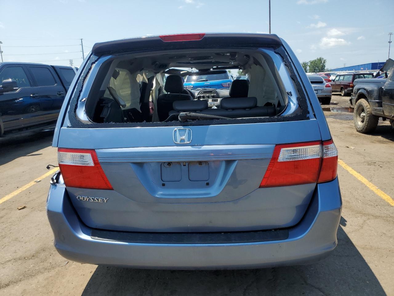 2006 Honda Odyssey Exl VIN: 5FNRL38706B092528 Lot: 61458594