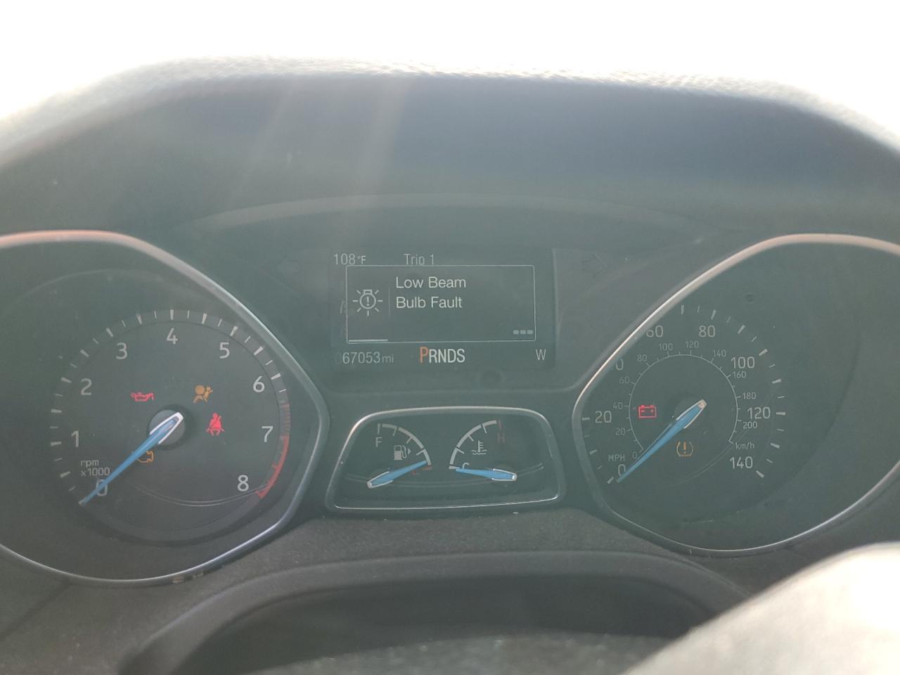 2016 Ford Focus Se VIN: 1FADP3F22GL377337 Lot: 64942354