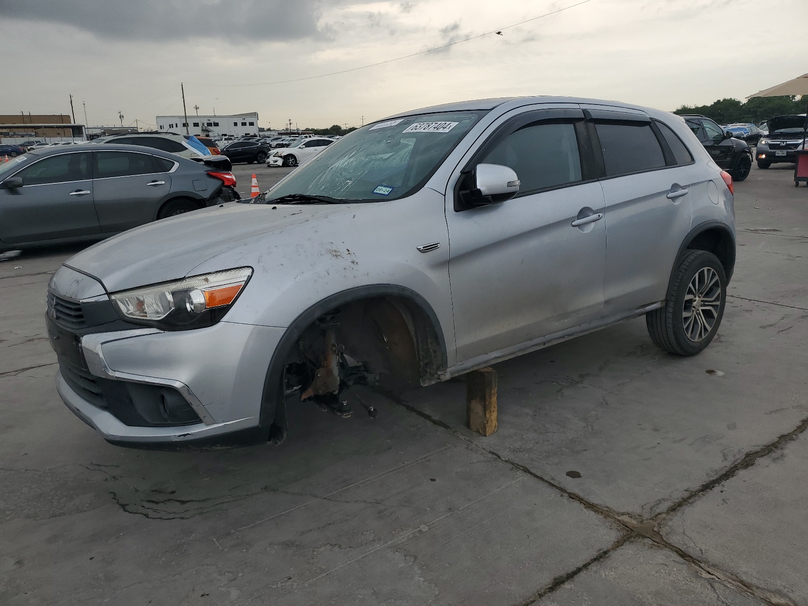 2017 Mitsubishi Outlander Sport Es vin: JA4AP3AU7HZ028169