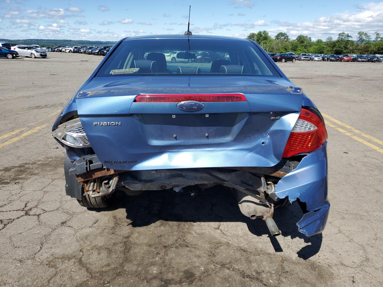 2010 Ford Fusion Se VIN: 3FAHP0HA3AR296313 Lot: 61405484