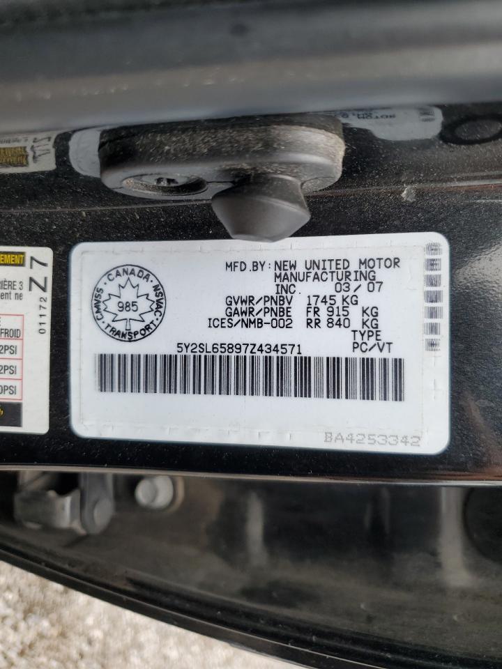 5Y2SL65897Z434571 2007 Pontiac Vibe