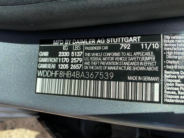 WDDHF8HB4BA367539 2011 Mercedes-Benz E 350 4Matic