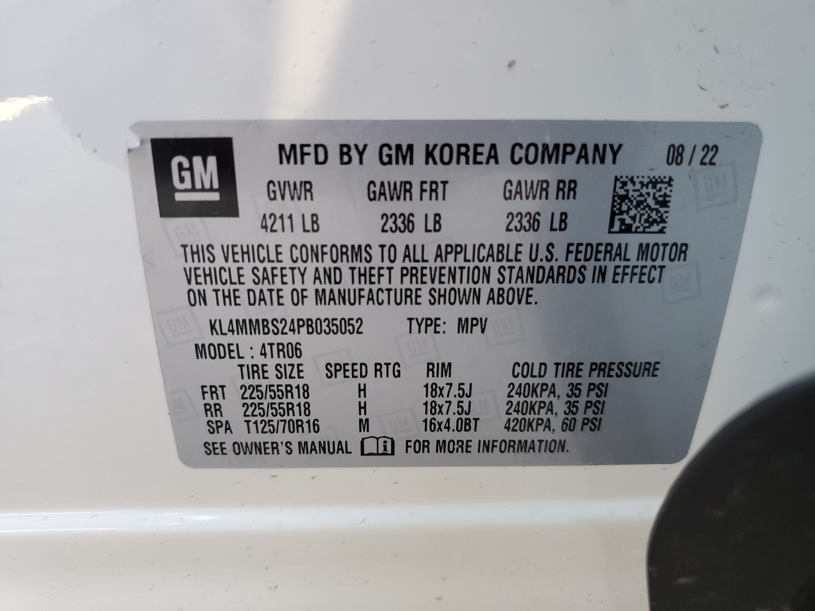 KL4MMBS24PB035052 2023 Buick Encore Gx Preferred