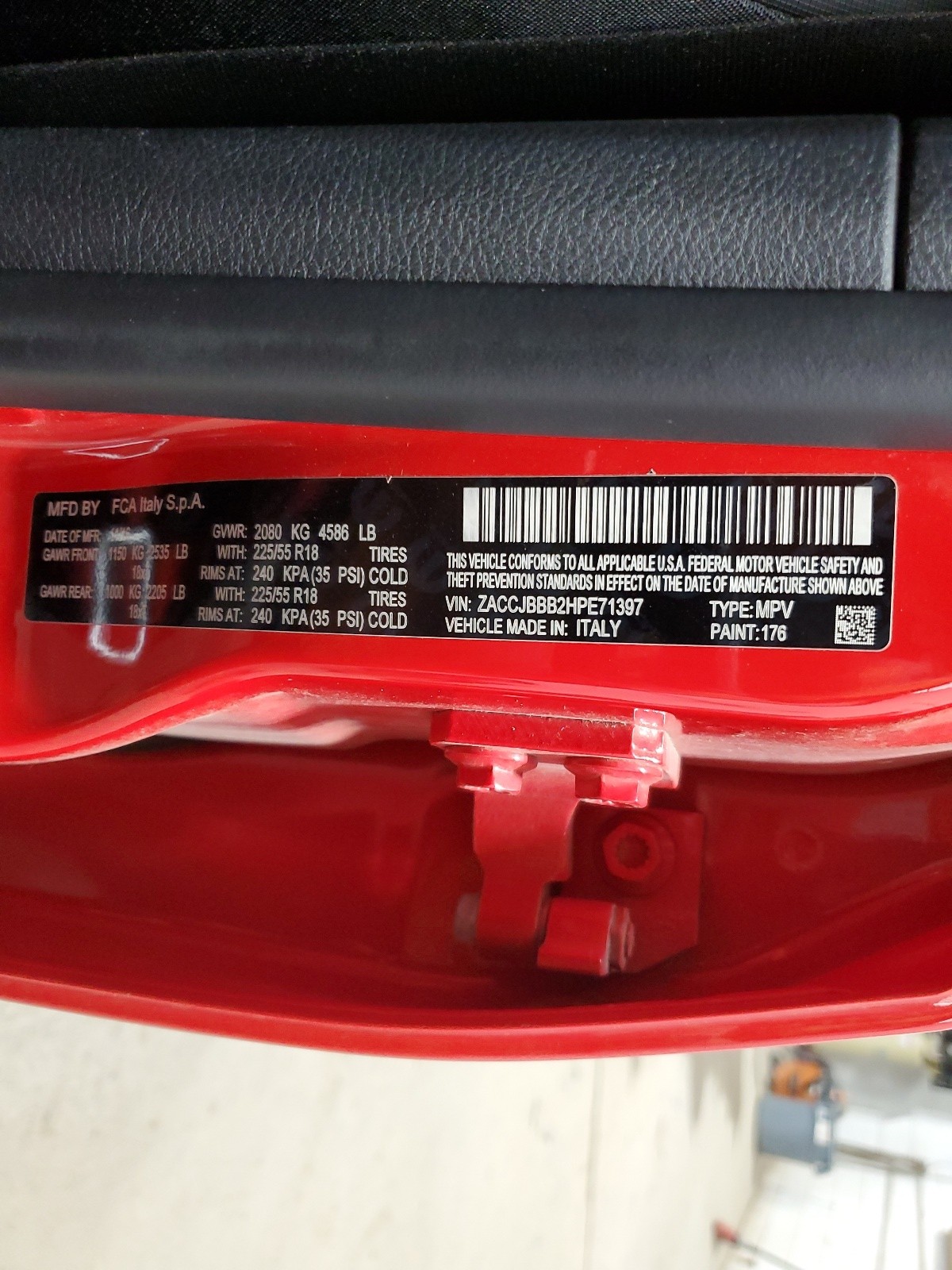 ZACCJBBB2HPE71397 2017 Jeep Renegade Latitude