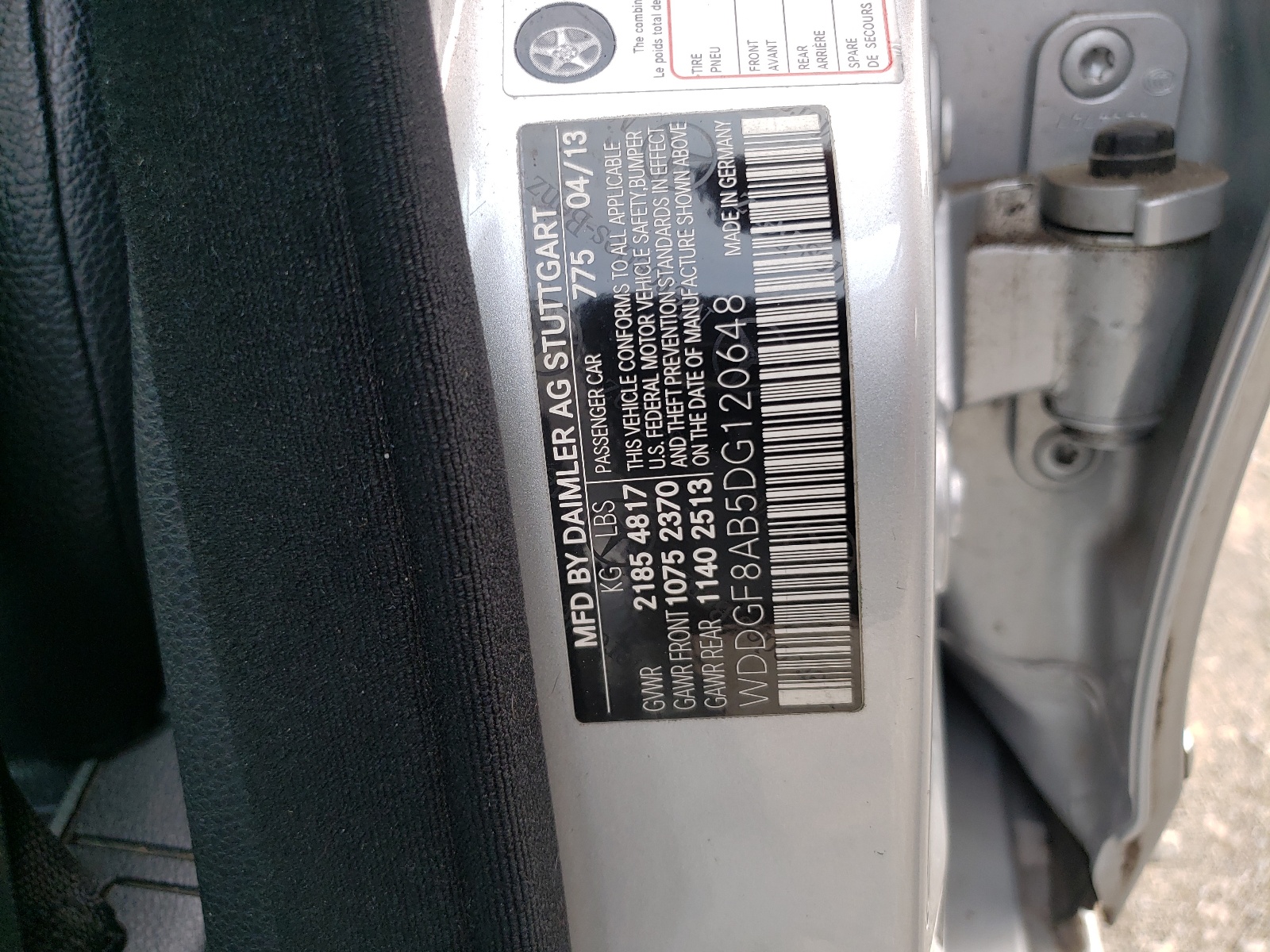 WDDGF8AB5DG120648 2013 Mercedes-Benz C 300 4Matic