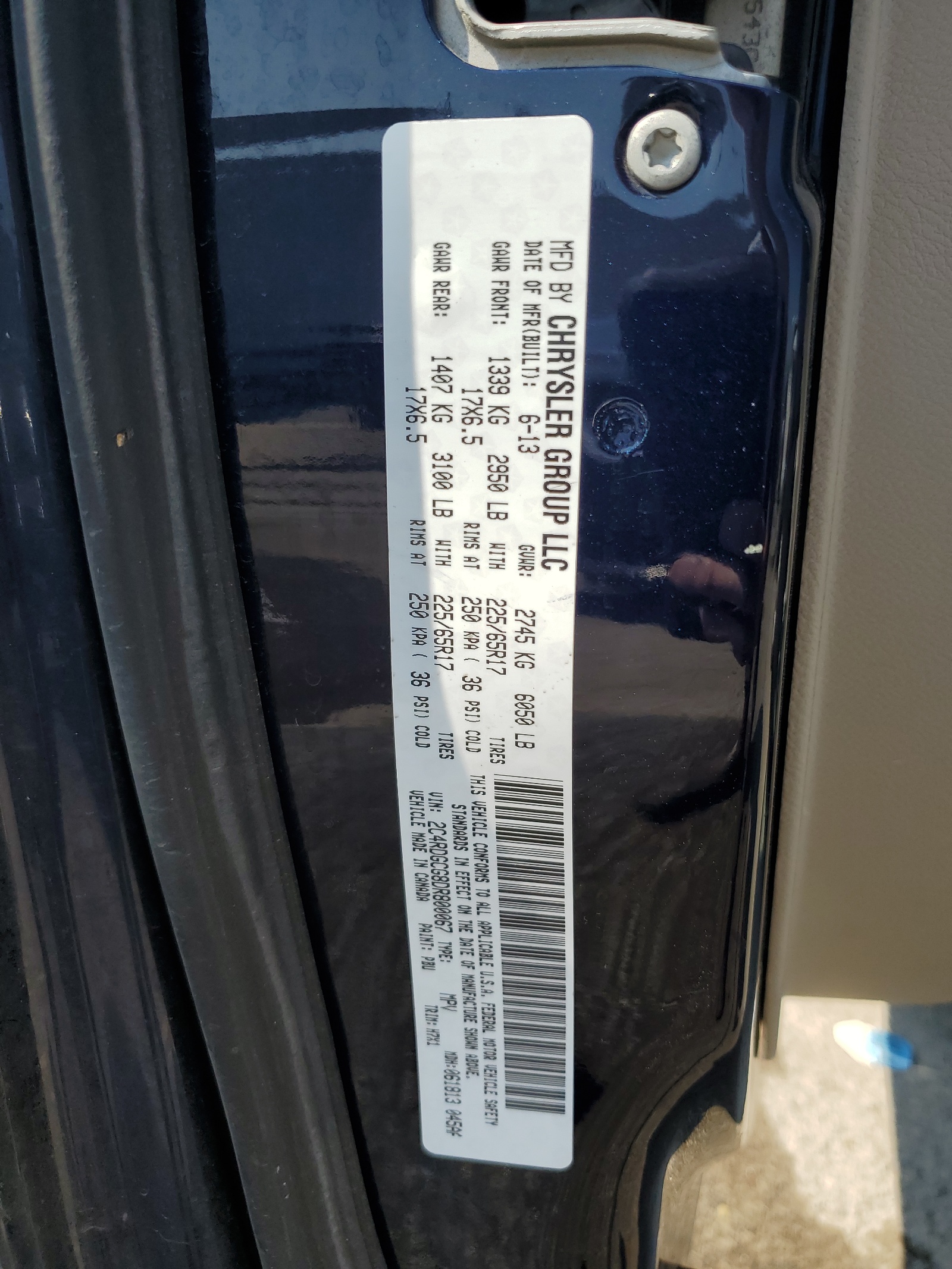 2C4RDGCG8DR800067 2013 Dodge Grand Caravan Sxt