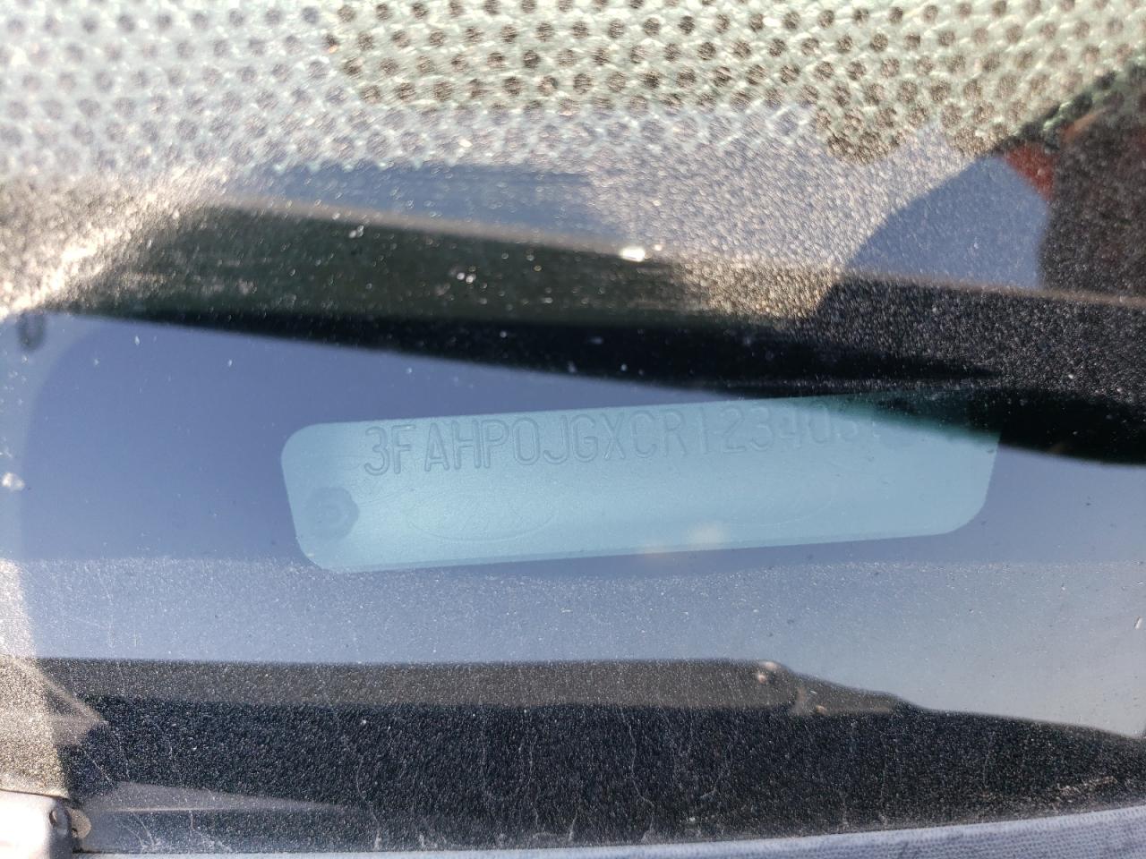 2012 Ford Fusion Sel VIN: 3FAHP0JGXCR123406 Lot: 63859444