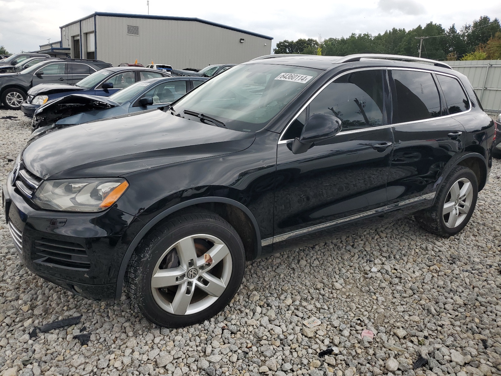 2012 Volkswagen Touareg V6 Tdi vin: WVGFK9BP3CD000893